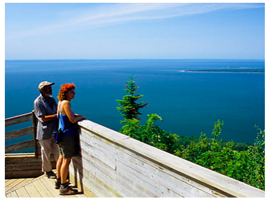 vue depuis le pic Champlain